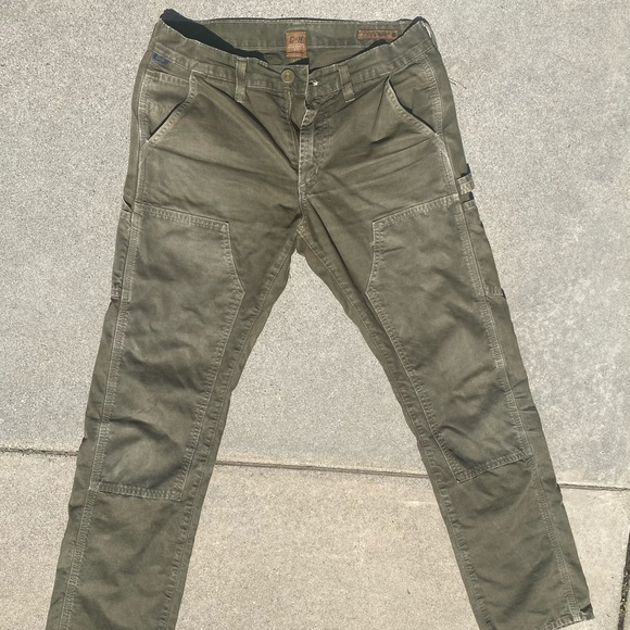 Citizens of Humanity custom cotton green pants - Picture 1 of 6